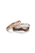 Image of vineyard stacking rings with diamond accents