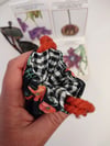 Funda para gafas AMAPOLAS SOBRE NEGRO