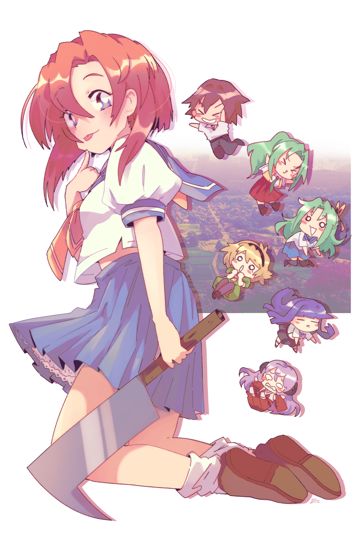 Rena & Friends Print