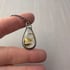 Sterling Silver and Golden Rutile Quartz Teardrop Necklace Image 2