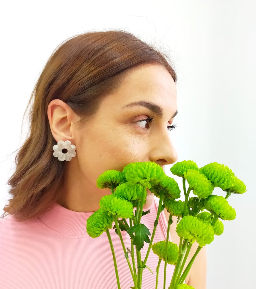 Image of Pendientes LORE - Blanco