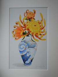 Image 1 of Kintsugi Tiger Vase (Print)
