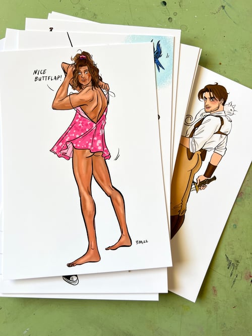 Image of Brendan Fraser Pin-up Postcard Pack