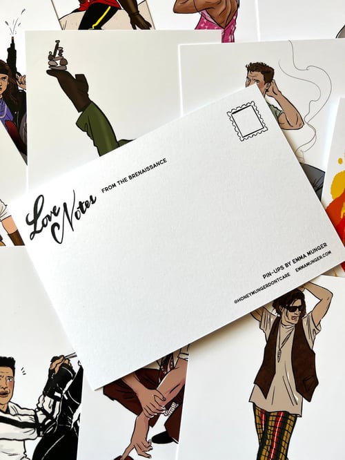 Image of Brendan Fraser Pin-up Postcard Pack