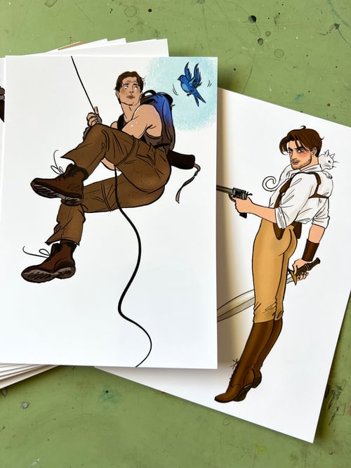 Image of Brendan Fraser Pin-up Postcard Pack