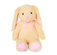 Image 1 of *NEW SIZE* JUMBO Bunny - Tan and Pink