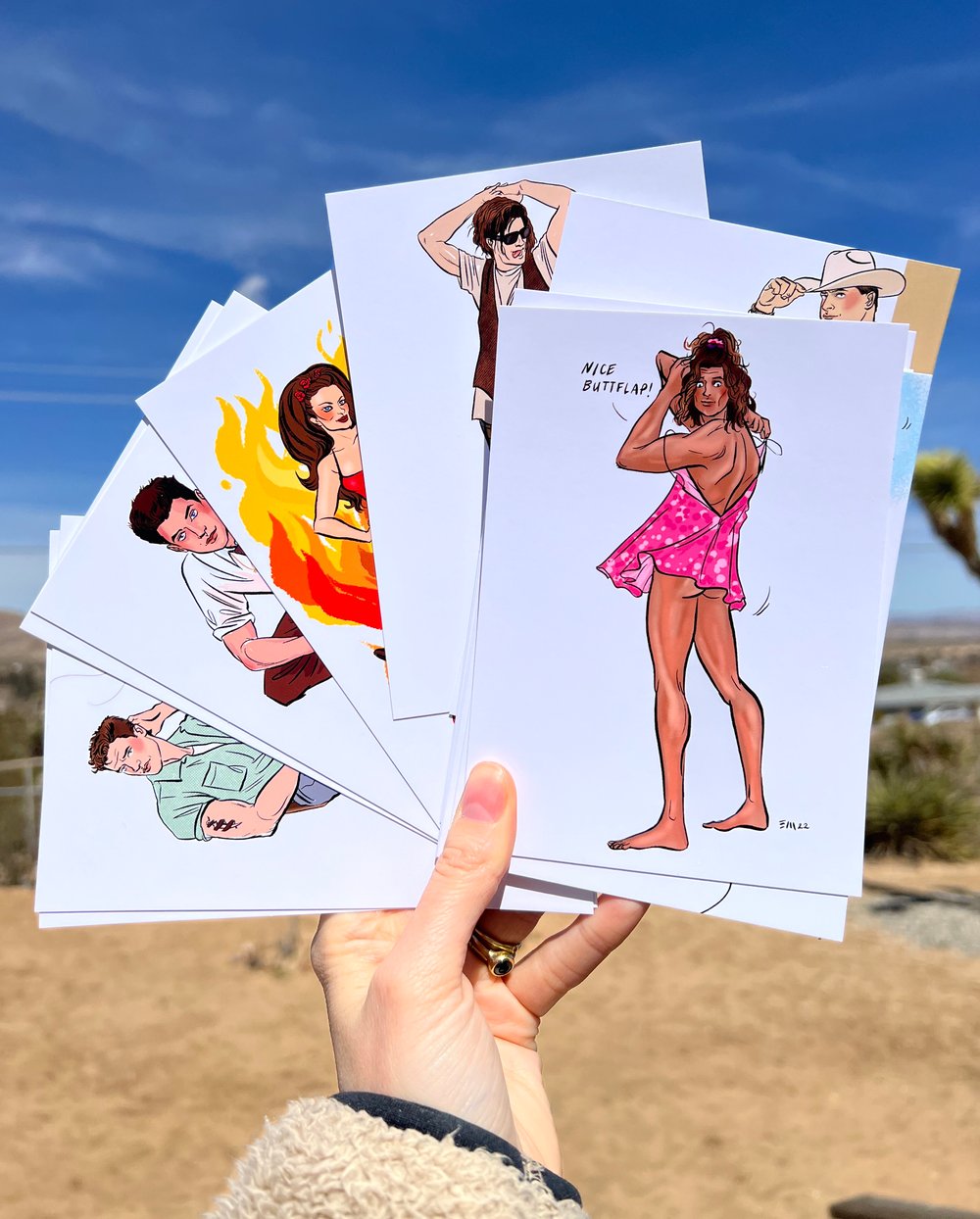 Image of Brendan Fraser Pin-up Postcard Pack