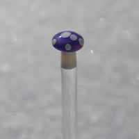 Image 3 of Borosilicate Glass Stir Stick with Design