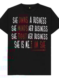 Image 1 of Bout her business shirt