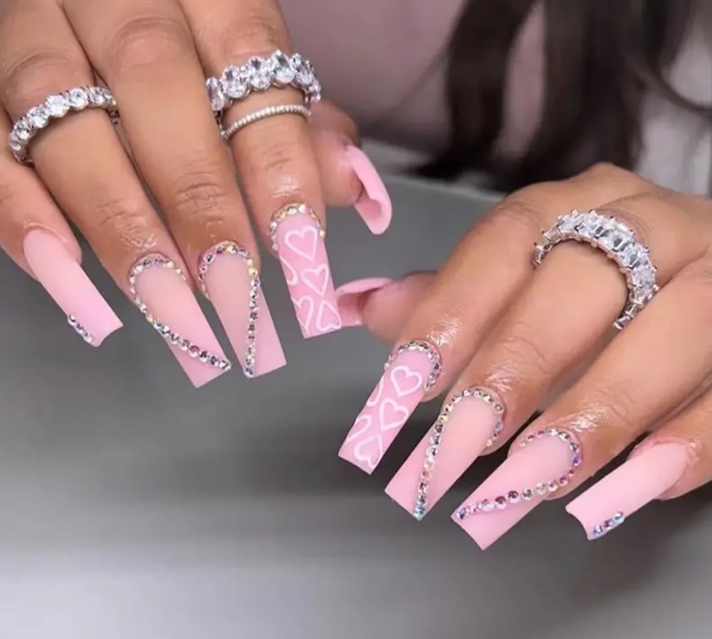 Image of Diamond Pink Heart