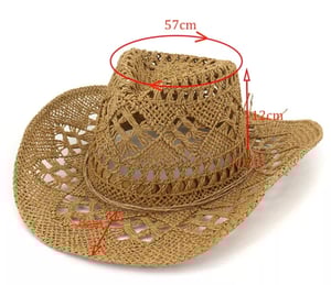 Image of S&S Western Cowgirl Straw Hats