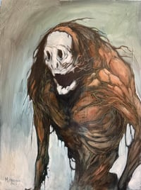 Image 1 of "Ghost Swamp Witch Study" - Oil Painting