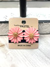 Daisy Flower earrings - Pink