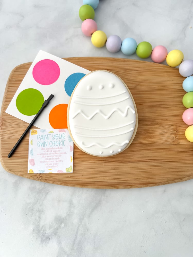 Image of Paint Your Own Easter Egg Cookie 2023