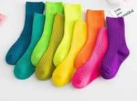 Image 1 of Neon Slouch Socks 