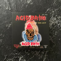 Image 2 of ACID BATH - EAT MY DEAD COCK OFFICIAL ENAMEL PIN