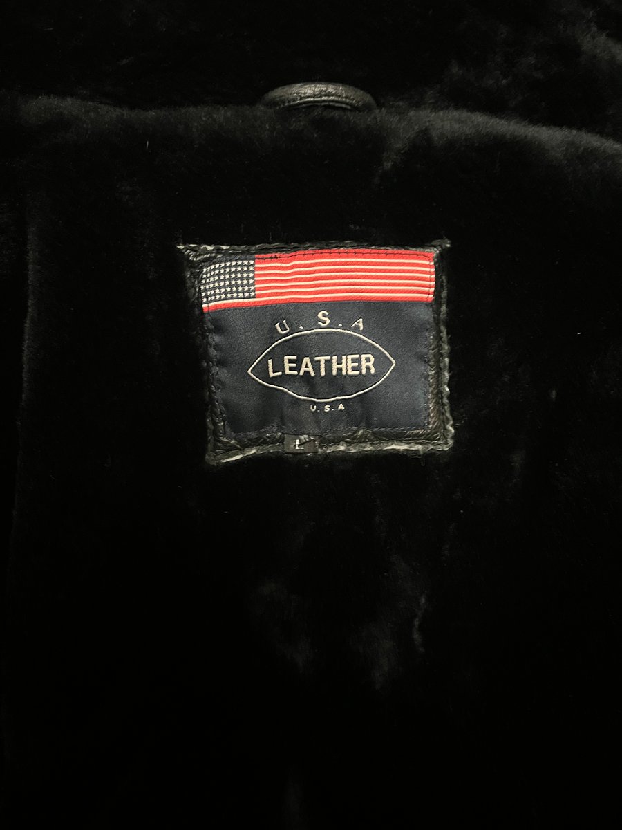 Image of 90's U.S.A Leather Jacket