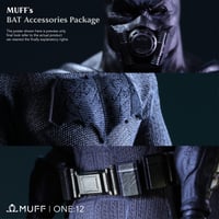 Image 4 of MUFF1/12Gotham Guardian Accessories Set Underwater Breather Tactical Belt Bat Chest Mark