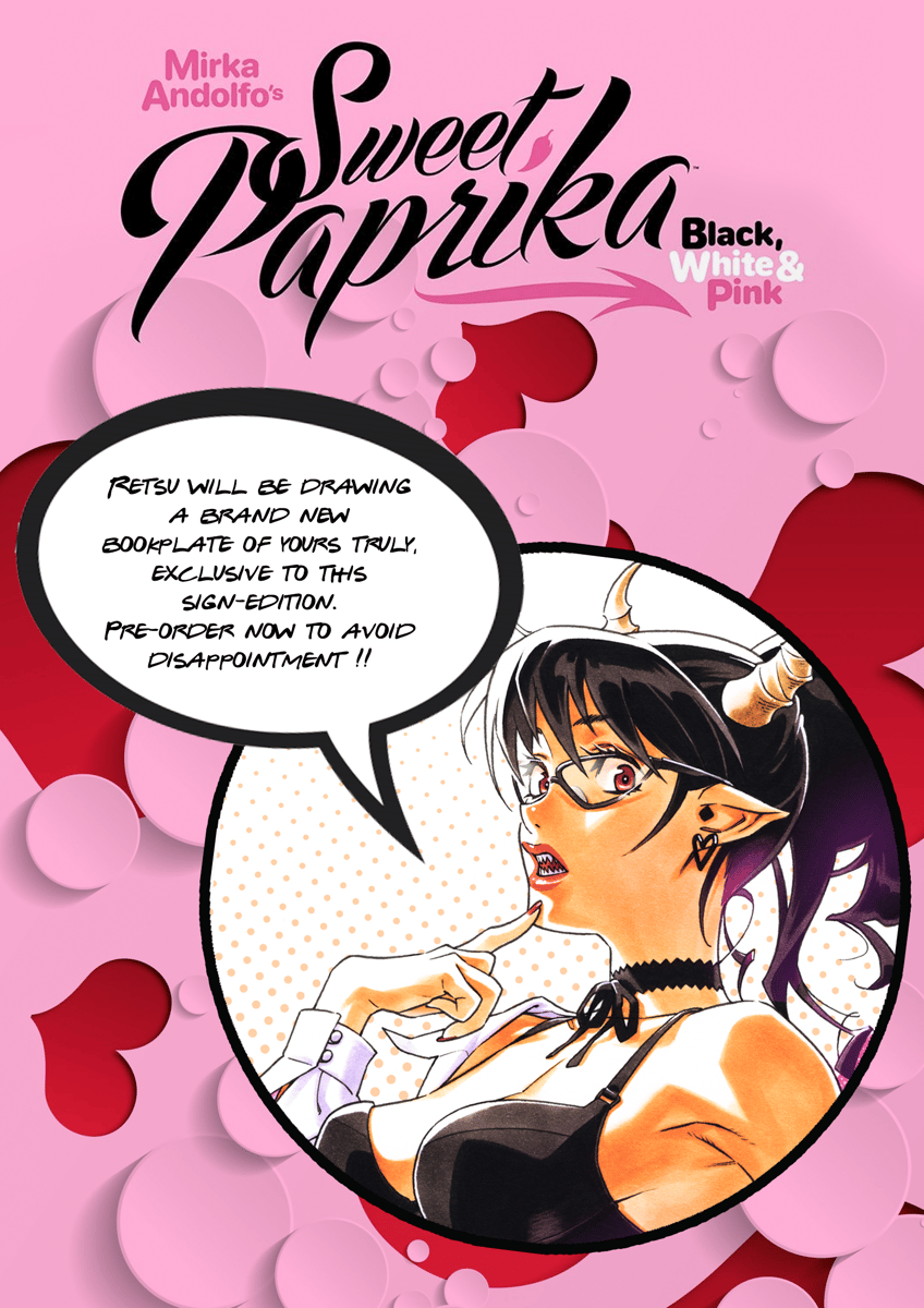 Pre-Order: SWEET PAPRIKA BLACK WHITE & PINK (Exclusive Signed + limited ...