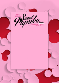 Image 2 of Pre-Order: SWEET PAPRIKA BLACK WHITE & PINK (Exclusive Signed + limited edition bookplate )