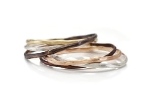 Image of twig bangle set