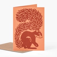 Image 1 of Squirrel card