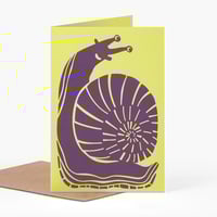 Image 1 of Snail card