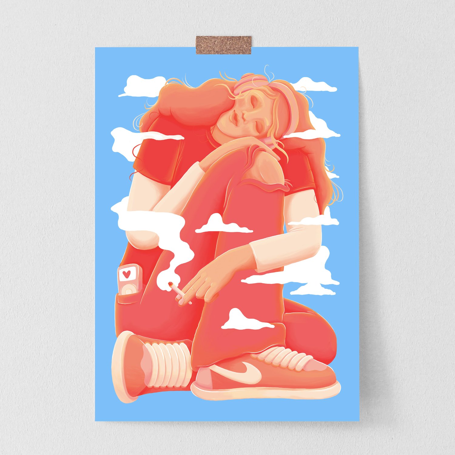 'Bubblegum Dreamin' print