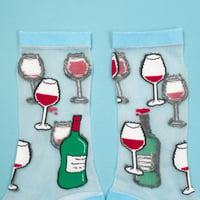 Image 3 of CouCou Suzette - Wine Sheer Socks