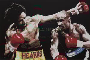 Image of HAGLER vs HEARNS - A3 POSTER PRINT