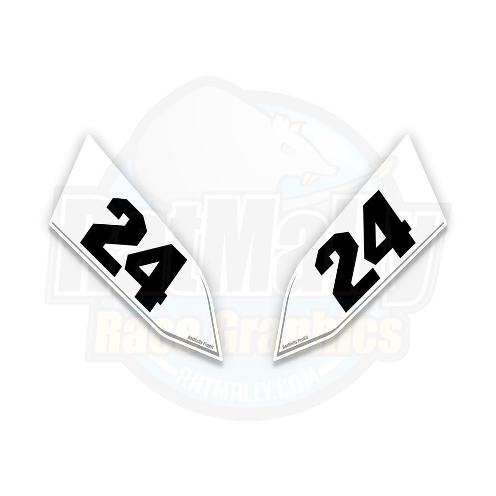 Image of Race Number Boards to fit BMW S1000RR (All years)