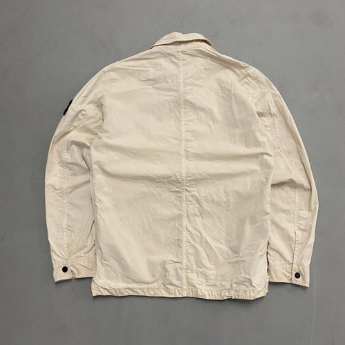 Image of SS 2020 Stone Island zip up over shirt, size medium
