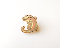 Image 1 of Gargoyle Gecko - Tiny Reptile Enamel Pins