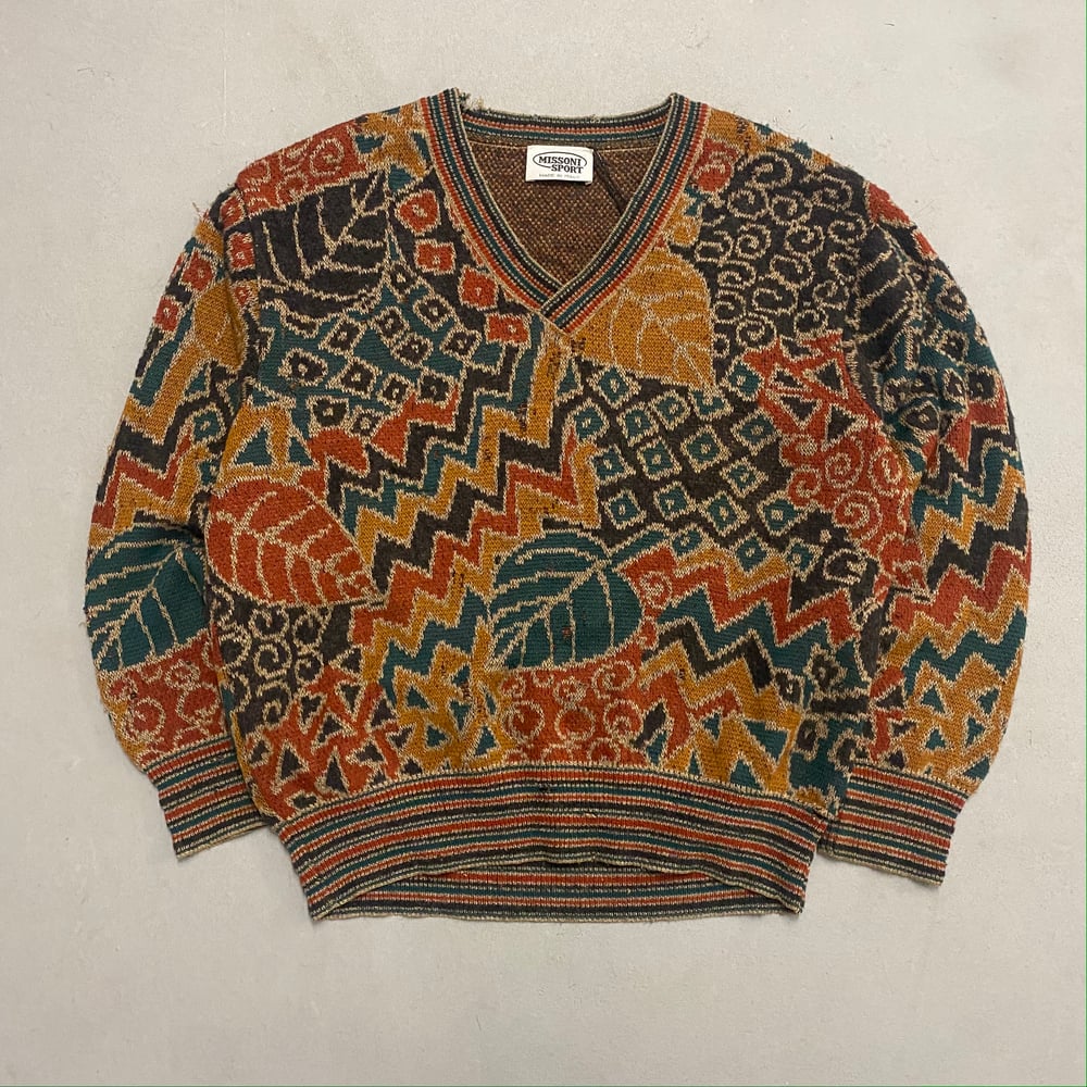 Image of  Missoni Sport knitted sweatshirt, size medium