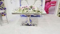 Image 1 of Silver Sweetheart Couple's Table