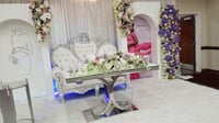 Image 3 of Silver Sweetheart Couple's Table
