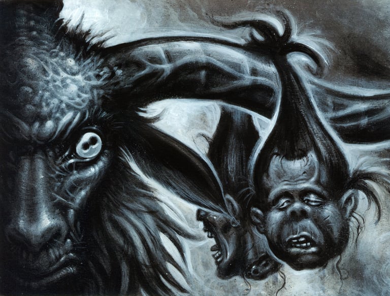 Noxious Ruin Mag 7 tape compilation cover ORIGINAL