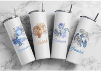 Image 1 of Zodiac Sign 20oz, Stainless steel, sublimation tumbler personalized