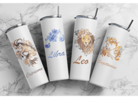 Image 2 of Zodiac Sign 20oz, Stainless steel, sublimation tumbler personalized