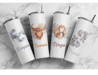 Image 3 of Zodiac Sign 20oz, Stainless steel, sublimation tumbler personalized