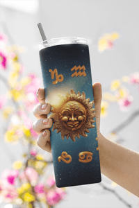Image 2 of Astrological Sign 20oz, Stainless steel, sublimation tumbler 