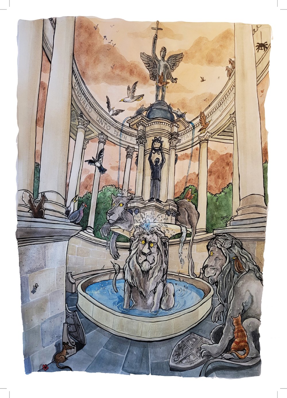 Image of Lions at Alexander Gardens