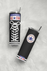 Image 2 of Converse Tumbler, 20oz, Stainless steel, sublimation tumbler 