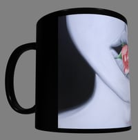 Image 1 of "Eat my Rose" Coffee Mug, 11oz, Black.