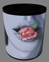 "Eat my Rose" Coffee Mug, 11oz, Black.