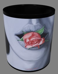 Image 3 of "Eat my Rose" Coffee Mug, 11oz, Black.