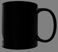 Image 3 of Dinner" Coffee Mug, 11oz, Black.