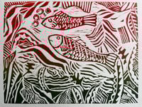 Swimming fish 3 (unframed)