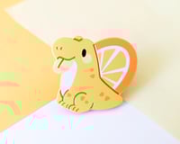 Orange Dimetrodon Enamel Pin