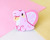 Pink Lemonade Dimetrodon Enamel Pin